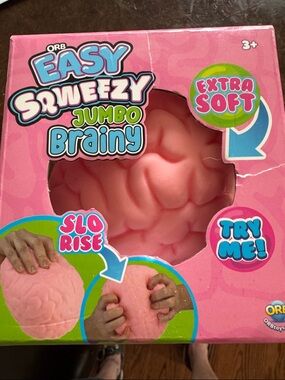 Orb Easy Squeezy Jumbo Brainy Viral squish toy